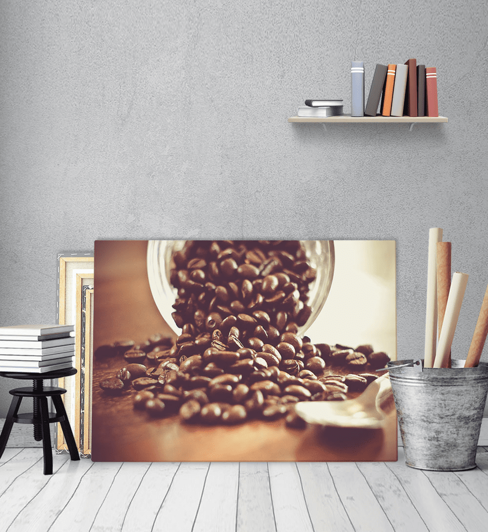 Πίνακας Καμβάς Κόκκοι Καφέ - Coffee Addict Πίνακας Καμβάς Κόκκοι Καφέ - Coffee Addict