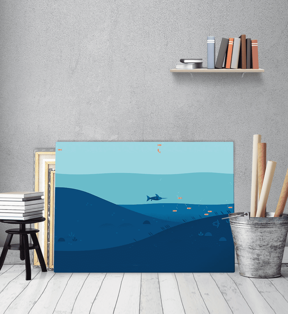 Πίνακας Καμβάς Fish Tank