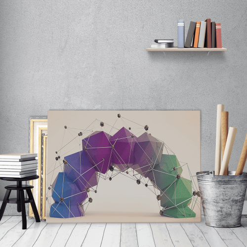 Πίνακας Καμβάς με εκτύπωση 3D D.N.A.
