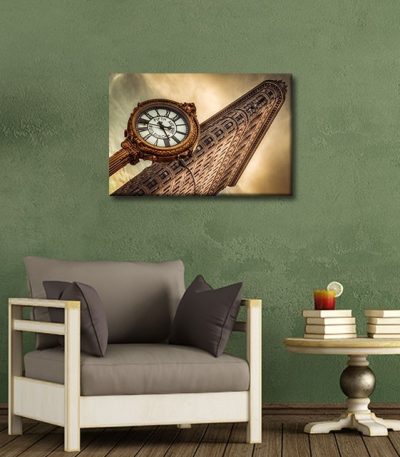 Καμβάς Brown Watch New York City Manhattan