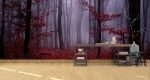 Ταπετσαρία Τοίχου Κόκκινο Δάσος Red Forest