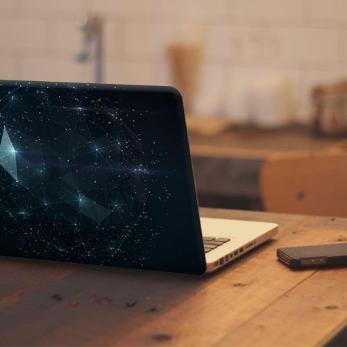 Αυτοκόλλητο Λάπτοπ " Galaxy "