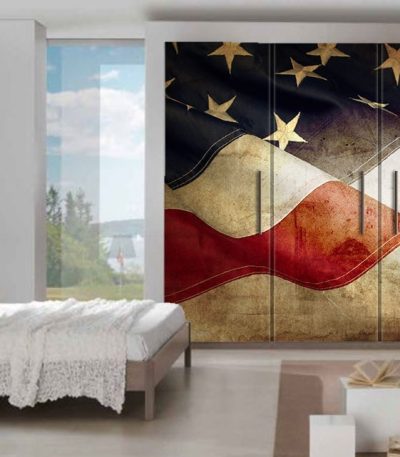Αυτοκόλλητο Επίπλων " Flag USA "