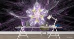 Ταπετσαρία Τοίχου Purple Art