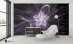 Ταπετσαρία Τοίχου Purple Art