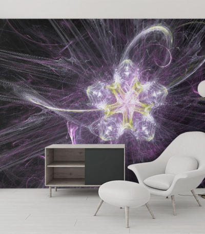 Ταπετσαρία Τοίχου Purple Art