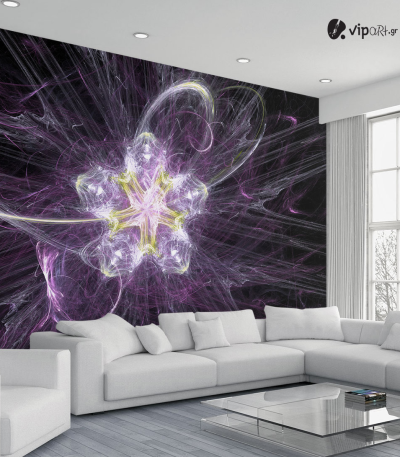Ταπετσαρία Τοίχου Purple Art