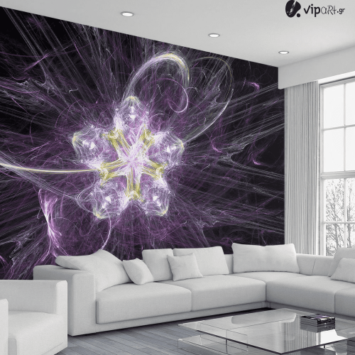 Ταπετσαρία Τοίχου Purple Art