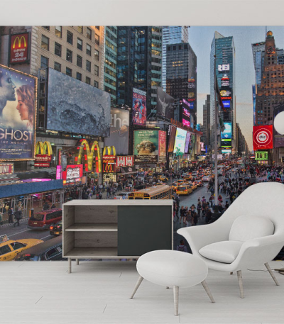 Ταπετσαρία Τοίχου Times Square New york - Usa City