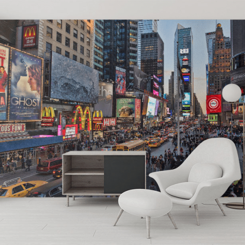 Ταπετσαρία Τοίχου Times Square New york - Usa City