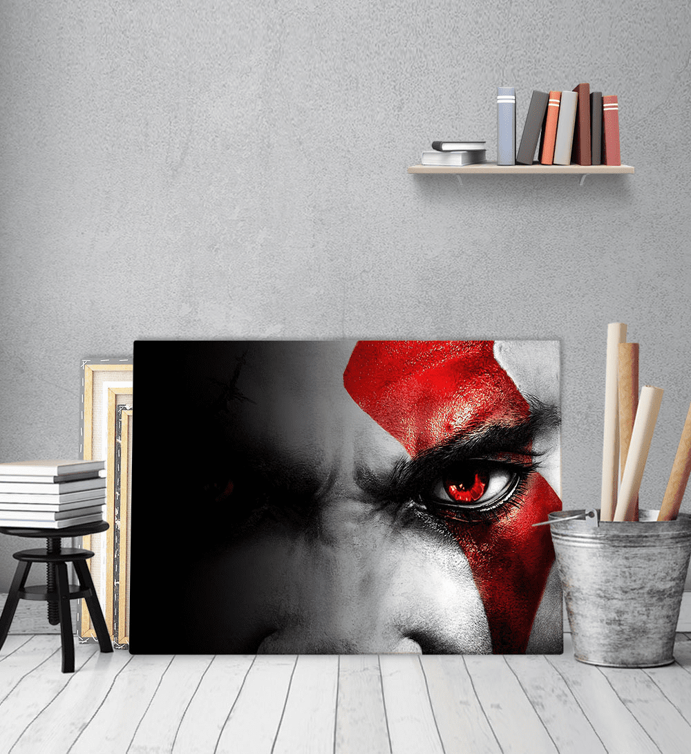 Πίνακας Καμβάς Red Eye Ασπρόμαυρο Πίνακας Καμβάς Red Eye Ασπρόμαυρο
