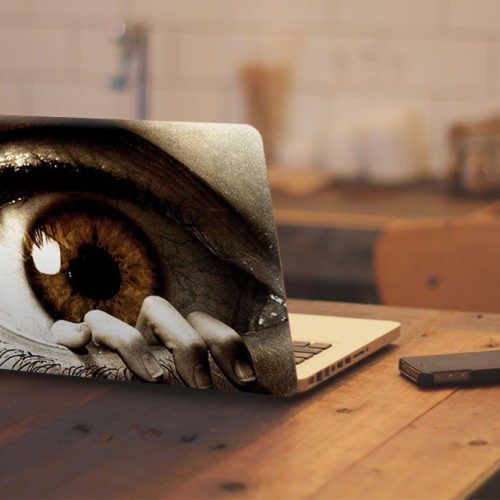Αυτοκόλλητο Λάπτοπ " Eye Hand "