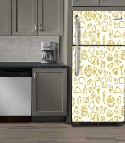 Αυτοκόλλητο Ψυγείου "Sketch Kitchen"