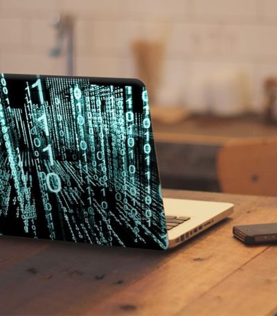 Αυτοκόλλητο Λάπτοπ "Data Code Computer "