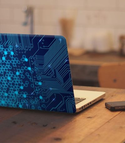 Αυτοκόλλητο Λάπτοπ "Electronic Circuits "