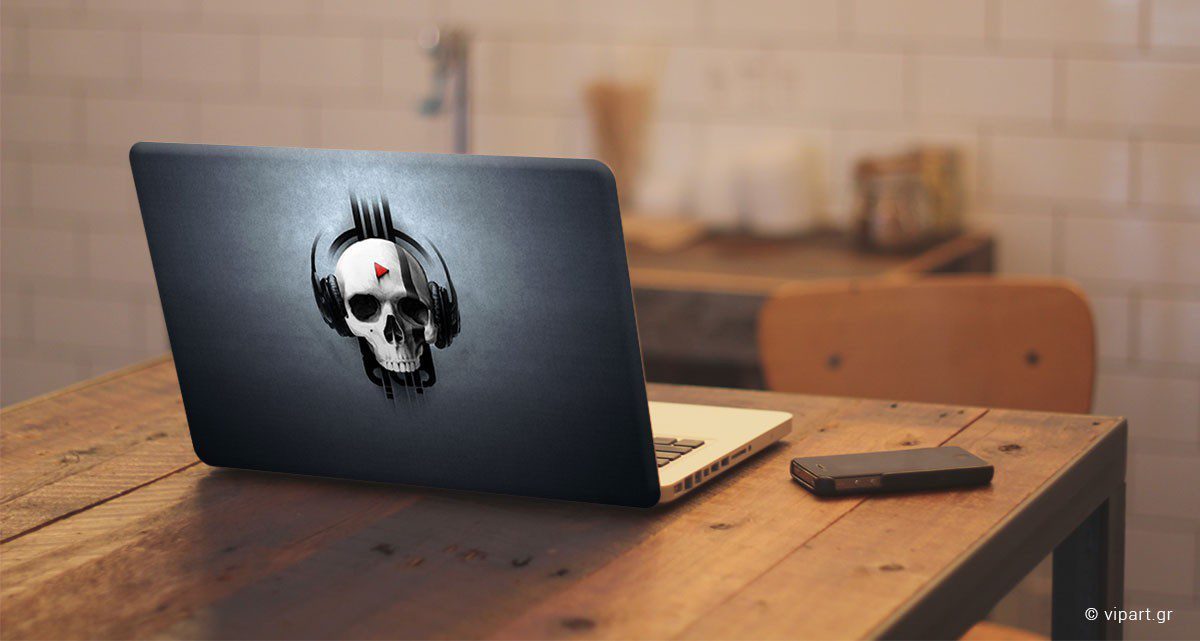 Αυτοκόλλητο Λάπτοπ "Skull"