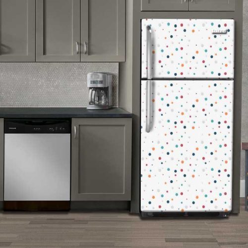 Αυτοκόλλητο Ψυγείου "Colorfull Dots"