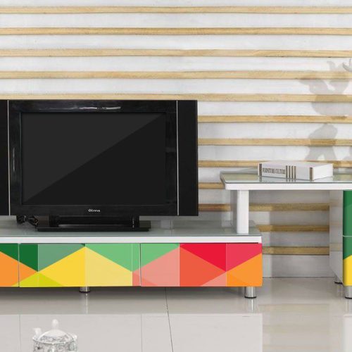 Αυτοκόλλητο Επίπλων "Colored Pattern"
