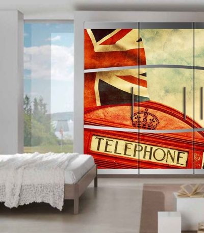 Αυτοκόλλητο Επίπλων "England London"