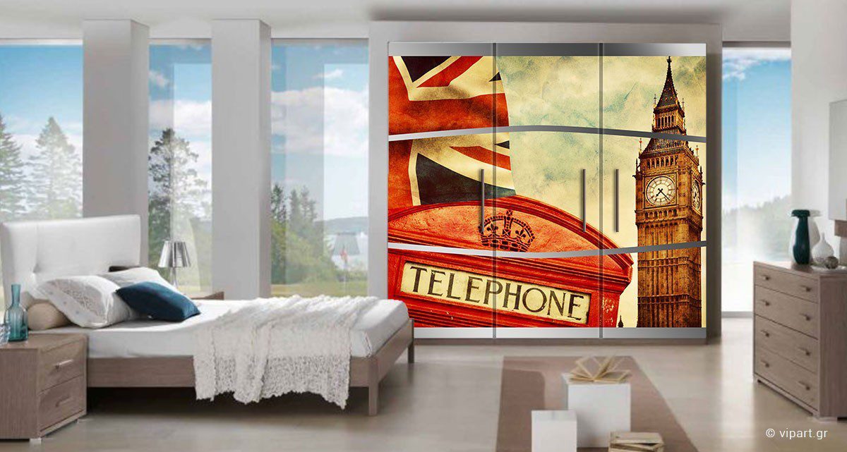 Αυτοκόλλητο Επίπλων "England London" Αυτοκόλλητο Επίπλων "England London"