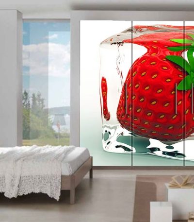 Αυτοκόλλητο Επίπλων "Frozen Strawberry"