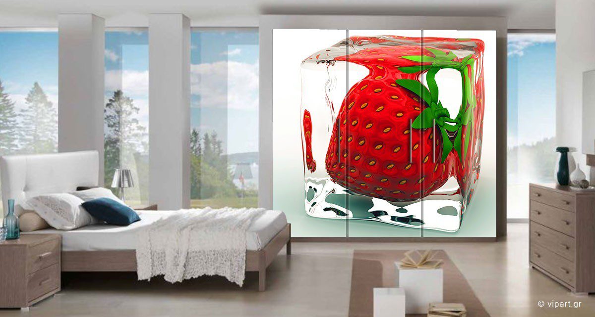 Αυτοκόλλητο Επίπλων "Frozen Strawberry"