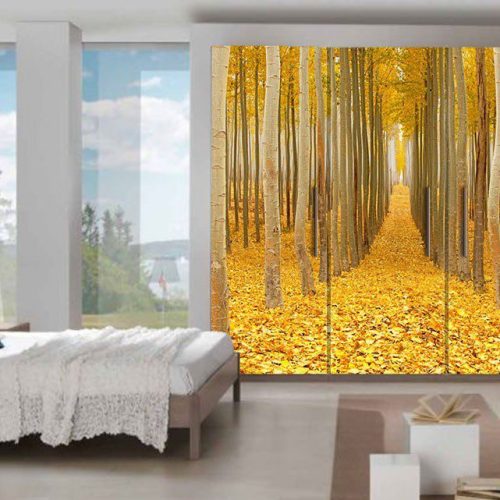 Αυτοκόλλητο Επίπλων "Yellow Forest"