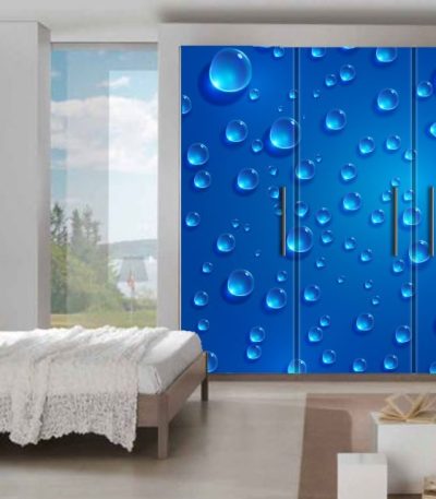 Αυτοκόλλητο Επίπλων "Blue Bubbles"