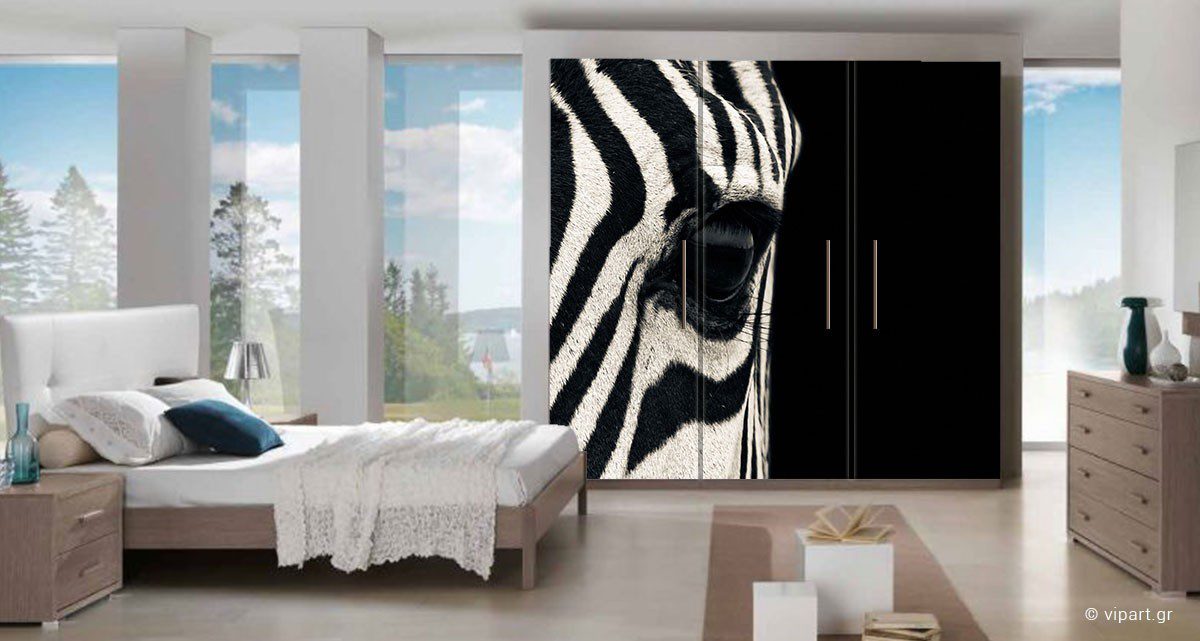 Αυτοκόλλητο Επίπλων "Zebra"