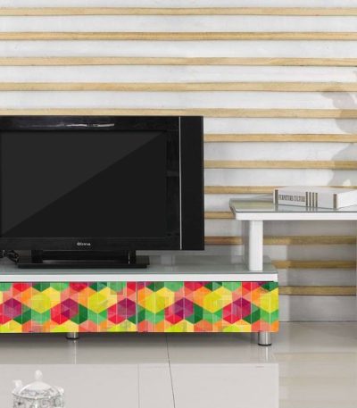 Αυτοκόλλητο Επίπλων "Colored Cubes"