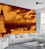 Ταπετσαρία Τοίχου London Sepia