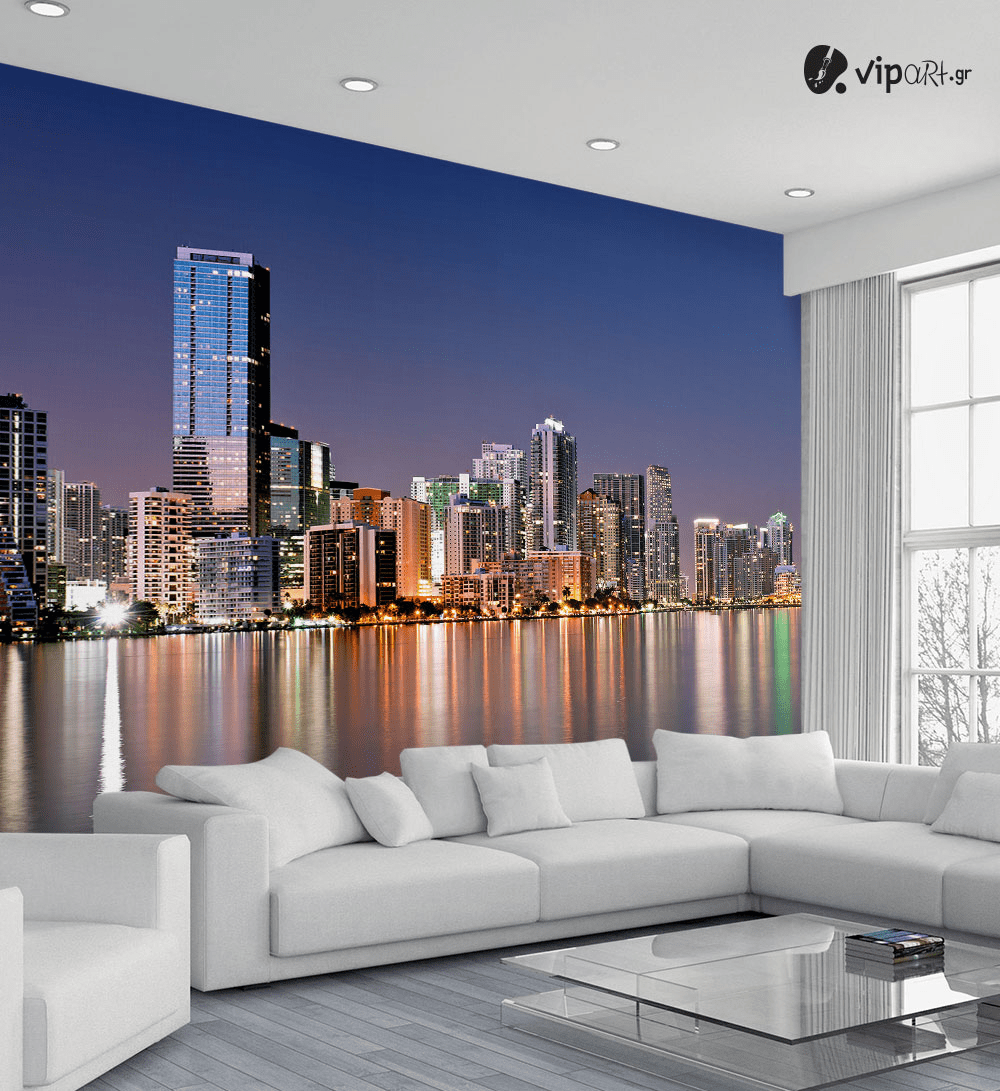 Ταπετσαρία Τοίχου Miami City Ταπετσαρία Τοίχου Miami City