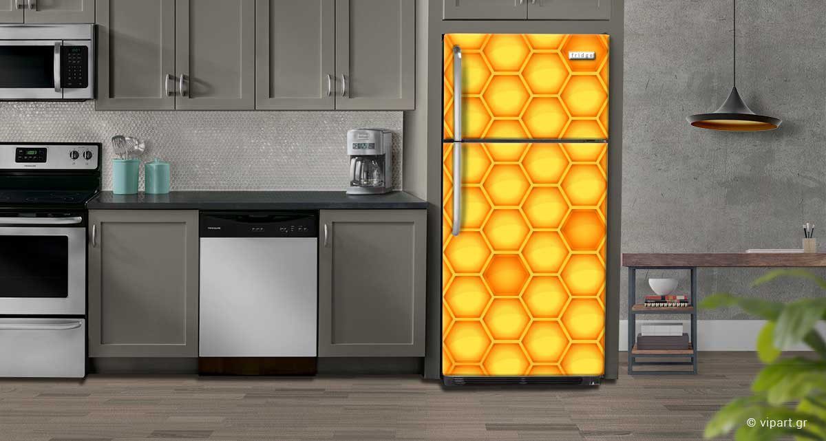 Αυτοκόλλητο Ψυγείου "Beehives"