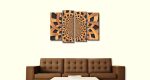 Καμβάς Τετράπτυχος Wooden Design