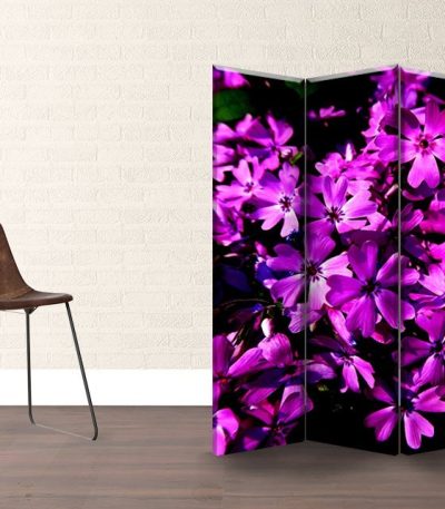 Παραβάν Τετράπτυχο Purple Flowers