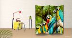 Παραβάν Τετράπτυχο Beautifull Macaw