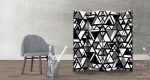 Παραβάν Τετράπτυχο Triangle Motif
