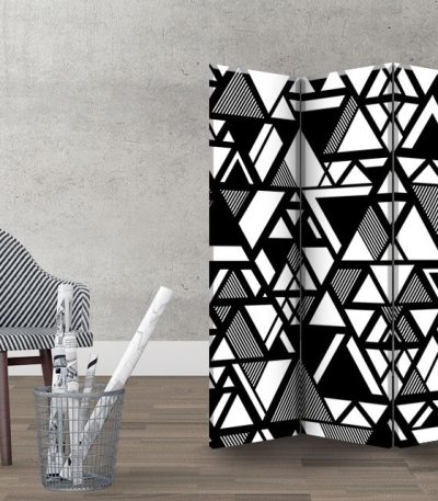 Παραβάν Τετράπτυχο Triangle Motif