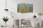 Πίνακας Καμβάς Τετράπτυχος Acrylic Painting - Ακρυλική ζωγραφική
