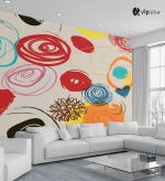 Ταπετσαρία Τοίχου Έγχρωμος σχεδιασμός - Colored Design