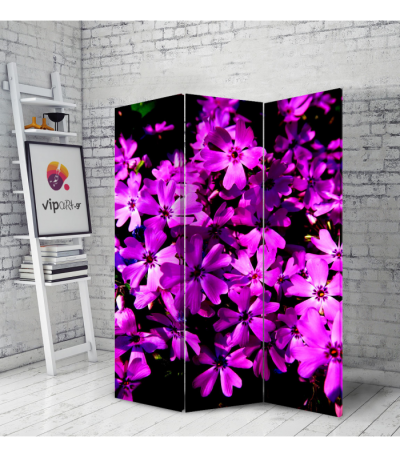 Διακοσμητικό Παραβάν μωβ λουλούδια Purple Flowers