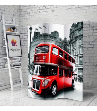 Διακοσμητικό Παραβάν Red Bus