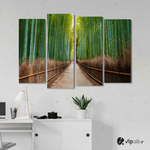 Πίνακας Καμβάς Τετράπτυχος Bamboo