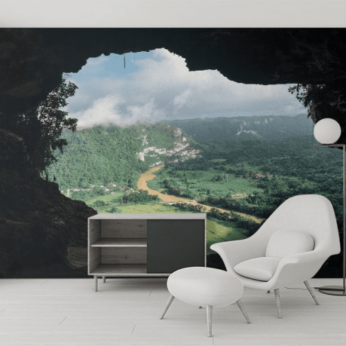 Ταπετσαρία Τοίχου Θέα στο σπήλαιο - Cave View