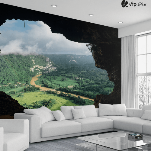 Ταπετσαρία Τοίχου Θέα στο σπήλαιο - Cave View