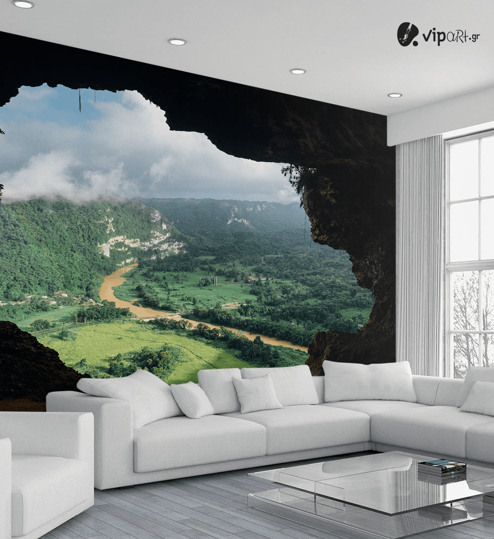 Ταπετσαρία Τοίχου Θέα στο σπήλαιο - Cave View