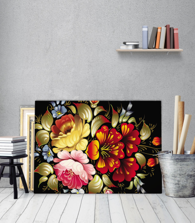Πίνακας Καμβάς Art Bouquet of Flowers