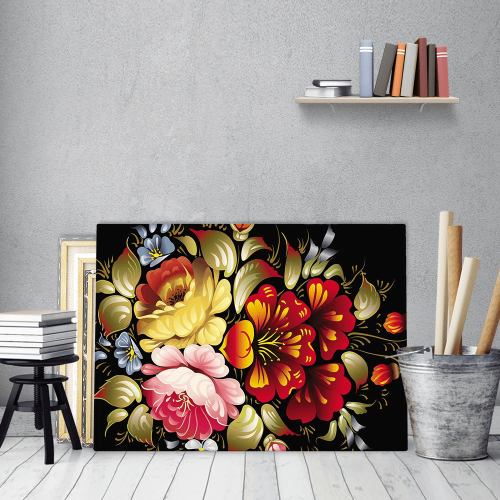 Πίνακας Καμβάς Art Bouquet of Flowers