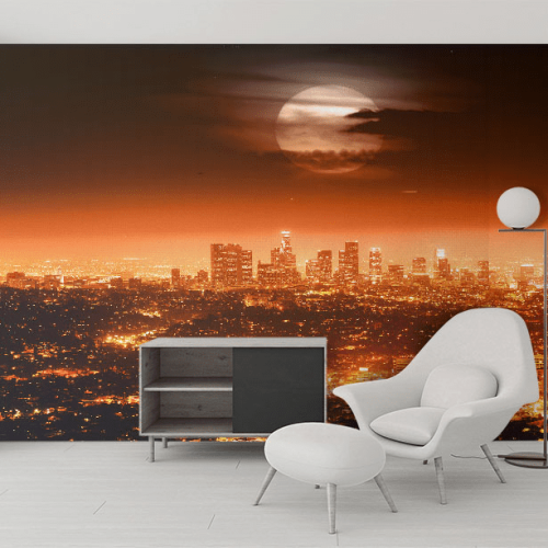 Ταπετσαρία Τοίχου Los Angeles Sunset Lights