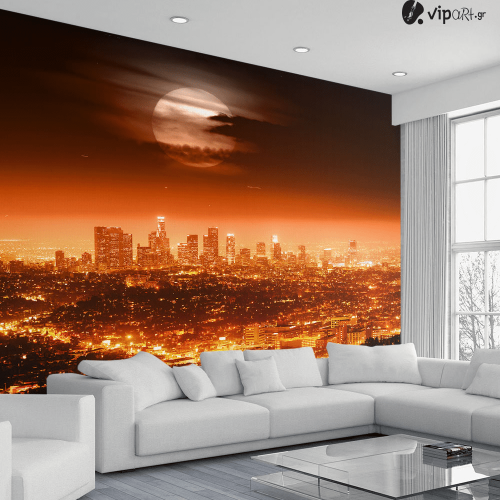 Ταπετσαρία Τοίχου Los Angeles Sunset Lights